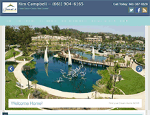 Tablet Screenshot of kimcampbellrealtor.com